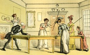 „Stół bilardowy” autorstwa Thomas Rowlandson