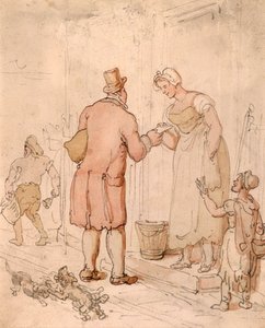 Listonosz, początek XIX wieku autorstwa Thomas Rowlandson