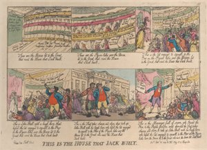To jest Dom, który zbudował Jack, 27 września 1809 r., 27 września 1809 r. autorstwa Thomas Rowlandson