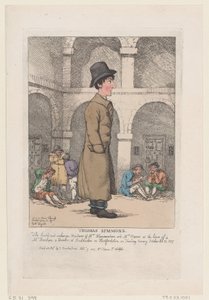 Thomas Simmons, 9 listopada 1807 r., 9 listopada 1807 r. autorstwa Thomas Rowlandson