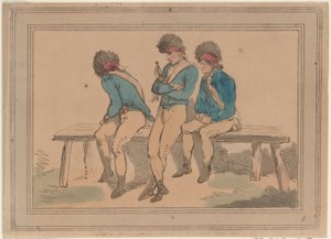 Trzech Ochotników, 1798., 1798. autorstwa Thomas Rowlandson