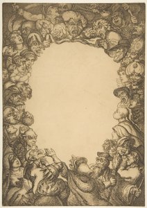 Strona tytułowa, The Caricature Magazine lub Mirror of Mirth, listopad 1808. autorstwa Thomas Rowlandson