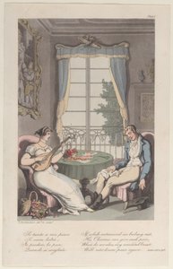 Strona tytułowa, z Neapolu i Campagna Felice: w serii listów zaadresowanych..., 1 czerwca 1815 r. autorstwa Thomas Rowlandson