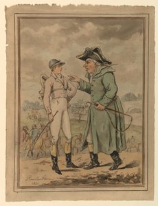 Sztuczki murawy, czyli rozstrzyganie, jak przegrać wyścig autorstwa Thomas Rowlandson