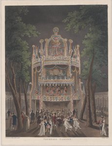 Ogród Vauxhall, 1809., 1809 autorstwa Thomas Rowlandson