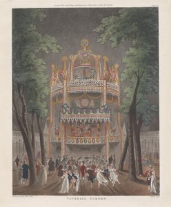 Ogród Vauxhall, 2 października 1809 r., 2 października 1809 r. autorstwa Thomas Rowlandson