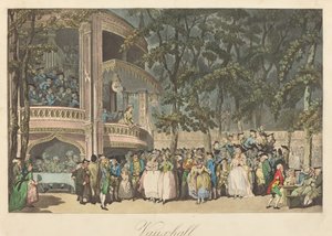 Ogrody Vauxhall autorstwa Thomas Rowlandson