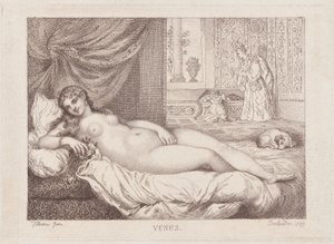 Wenus z Urbino, 1799., 1799. autorstwa Thomas Rowlandson