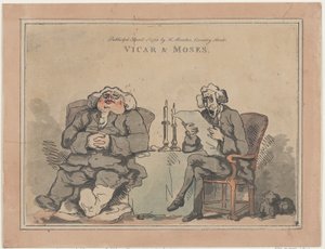 Wikariusz i Mojżesz, 1 kwietnia 1786., 1 kwietnia 1786. autorstwa Thomas Rowlandson