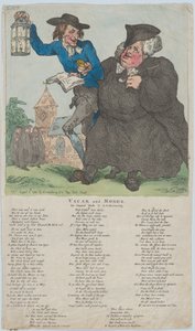Wikariusz i Mojżesz, 8 sierpnia 1784 r., 8 sierpnia 1784 r. autorstwa Thomas Rowlandson
