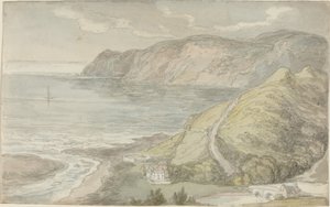 Widok z gospody w Lynton autorstwa Thomas Rowlandson