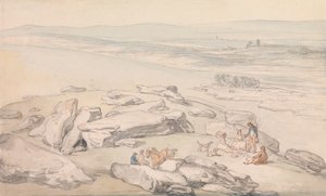 Zobacz na Exmoor autorstwa Thomas Rowlandson
