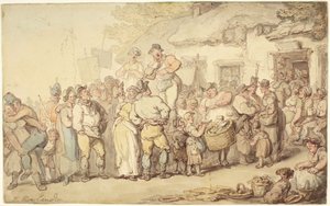 Jarmark wiejski autorstwa Thomas Rowlandson