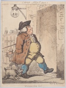 Waddling In!, 1 sierpnia 1799., 1 sierpnia 1799. autorstwa Thomas Rowlandson