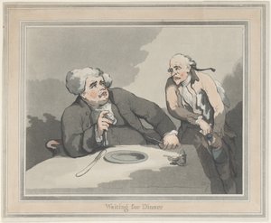 Czekając na kolację autorstwa Thomas Rowlandson