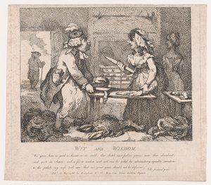 Dowcip i mądrość Malownicze piękności z Boswell, część pierwsza, 15 maja 1786, 15 maja 1786. autorstwa Thomas Rowlandson
