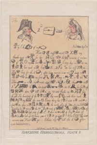 Hieroglify Yorkshire, Tablica 2, 11 marca 1809., 11 marca 1809. autorstwa Thomas Rowlandson