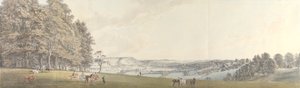 Widok Boxhill z Norbury Park, Surrey autorstwa Thomas Sandby