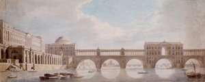 Proponowany projekt mostu na Tamizie w Somerset House