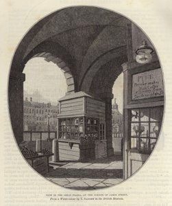 Widok na wielki plac na rogu James Street autorstwa Thomas Sandby