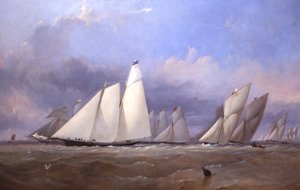 Ameryka w Cowes, 1852