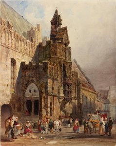 Ratusz św. Omera, Pas de Calais autorstwa Thomas Shotter Boys