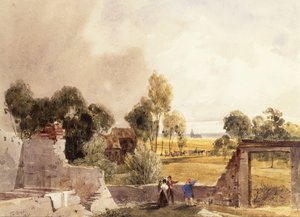 Hougoumont, Waterloo autorstwa Thomas Shotter Boys