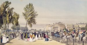 Hyde Park: w pobliżu Grosvenor Gate autorstwa Thomas Shotter Boys