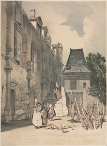 Opactwo św. Amanda, Rouen, 1839. autorstwa Thomas Shotter Boys