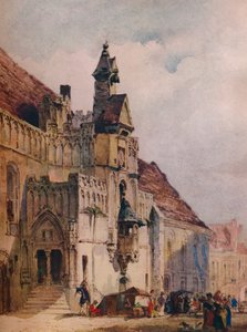 Ratusz, St Omer, 1867 autorstwa Thomas Shotter Boys