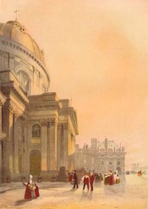 La Chapelle de lInstitut, Paryż, 1839 autorstwa Thomas Shotter Boys