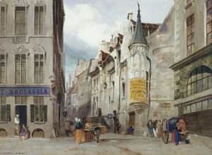 Skrzyżowanie ulic Bailleul i Jean Tison, obecnie 1. dzielnica Paryża. autorstwa Thomas Shotter Boys