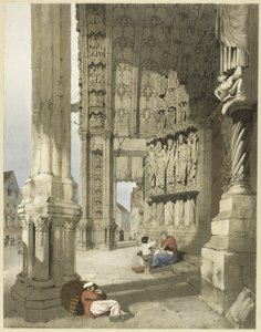 Notre Dame, Chartres autorstwa Thomas Shotter Boys