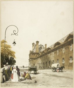 Pawilon Flory, Tuileries autorstwa Thomas Shotter Boys