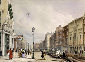 Piccadilly, 1842 autorstwa Thomas Shotter Boys