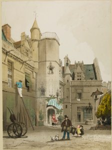 Malownicza architektura w Paryżu, Gandawie, Antwerpii, Touen itp. autorstwa Thomas Shotter Boys