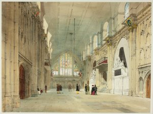 The Guildhall, płyta 25 z Original Views of London as It Is autorstwa Thomas Shotter Boys