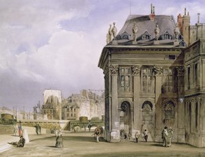 Ile de la Cite z Instytutu, Paryż, ok. 1830-39 (akwarela) autorstwa Thomas Shotter Boys