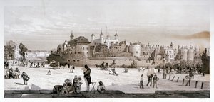 Tower of London, 1842 autorstwa Thomas Shotter Boys