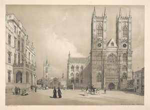 Opactwo Westminsterskie, szpital itp. autorstwa Thomas Shotter Boys