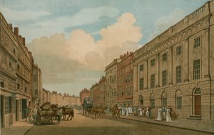 Dom zajmowany przez Kompanię Wschodnioindyjską, Leadenhall Street w Londynie, odrestaurowany w 1726 r.