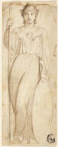 Atena lub Britannia zidentyfikowana jako Athena autorstwa Thomas Stothard