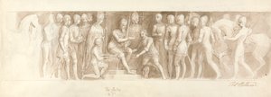 Projekt Wielkich Schodów, Pałacu Buckingham, Centrum i 2d autorstwa Thomas Stothard