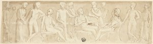 Fryz w stylu klasycznym autorstwa Thomas Stothard