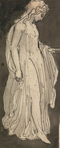 Dziewczyna, Pełna Długość, Stojąca W Prawo autorstwa Thomas Stothard