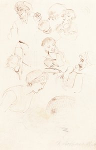 Arkusz studiów autorstwa Thomas Stothard
