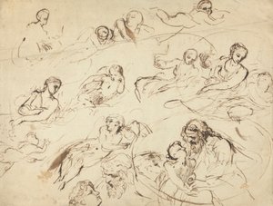 Studium dla Telemacha autorstwa Thomas Stothard
