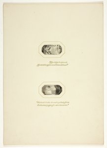 Studium dla płyty z Triumphs of Temper, w 1796 Royal Engagements Pocket Book autorstwa Thomas Stothard