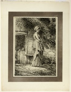 The Lost Apple, z pierwszego numeru Specimens of Polyautography autorstwa Thomas Stothard