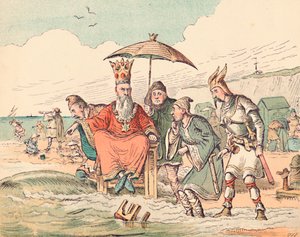 Kanut i jego dworzanie, c1884